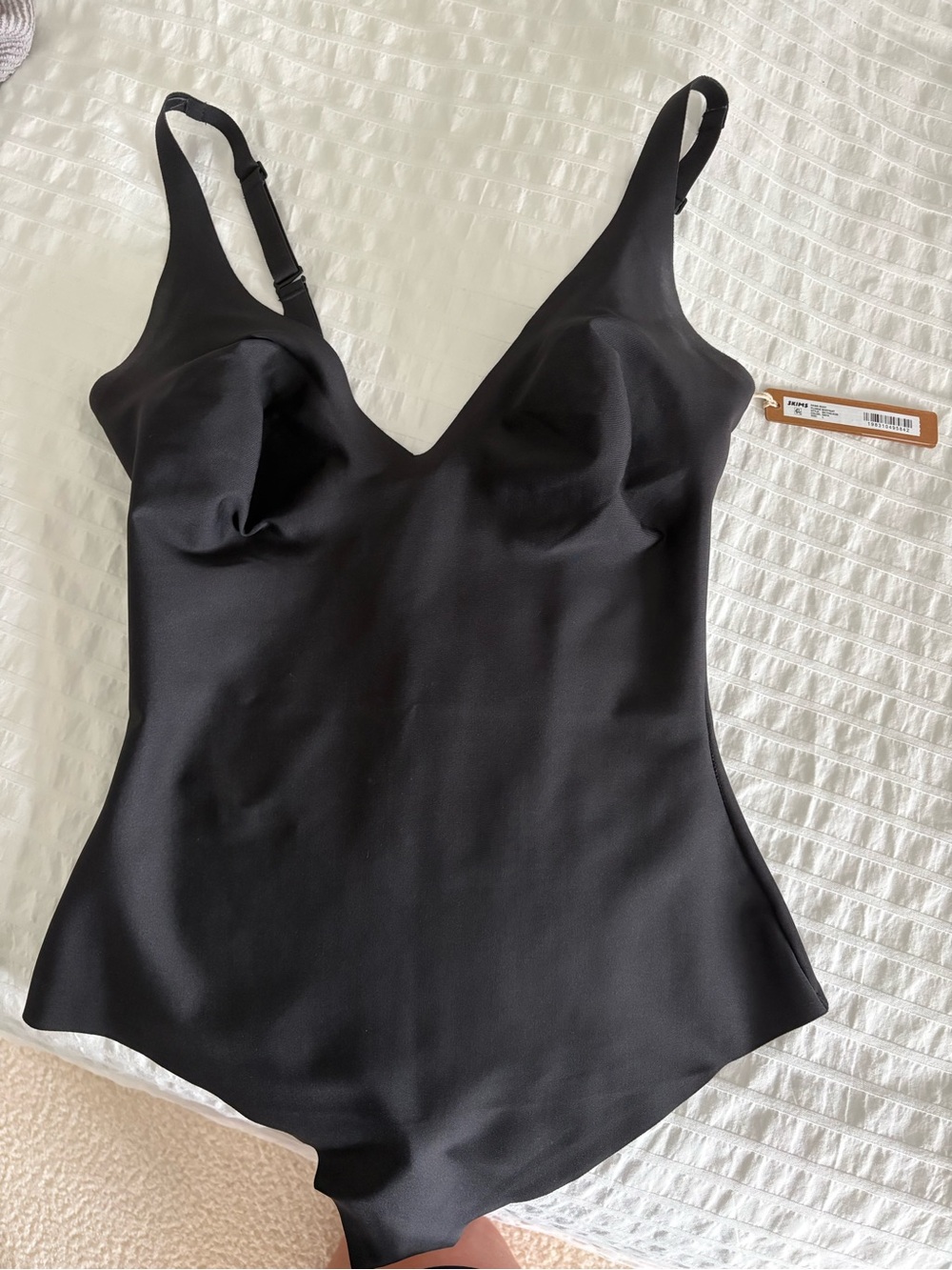 SKIMS Unlined Plunge Thong Bodysuit
